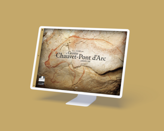 Création du site internet de la Grotte Chauvet - Pont d'Arc, pour le compte du ministère de la culture et de la communication