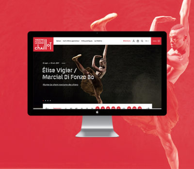 Conception et réalisation du site internet du théâtre Chaillot