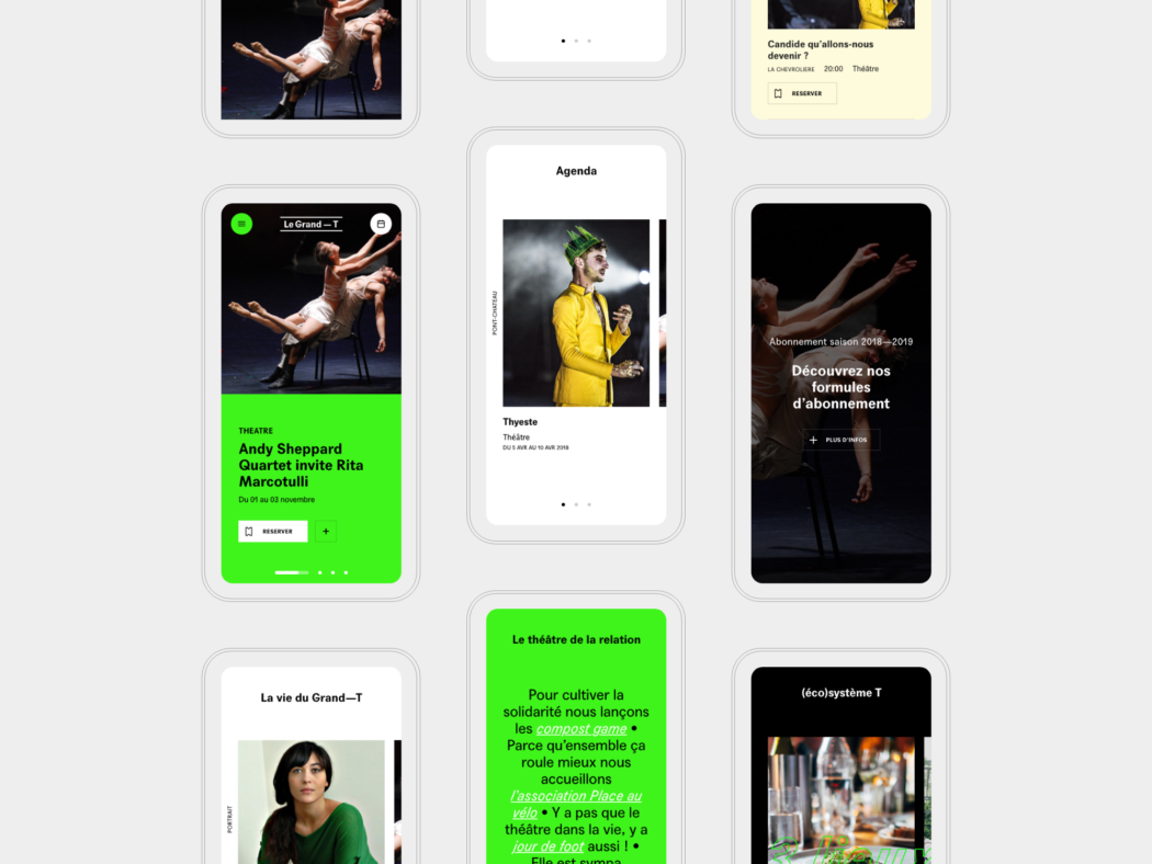 Danka agence digitale à Lyon, refonte du site internet du Grand T, théâtre et lieu culturel à Nantes